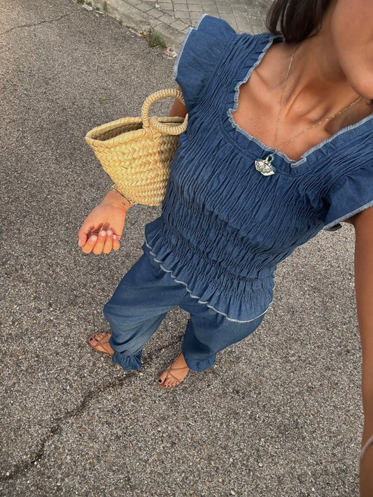 DENIM TOP