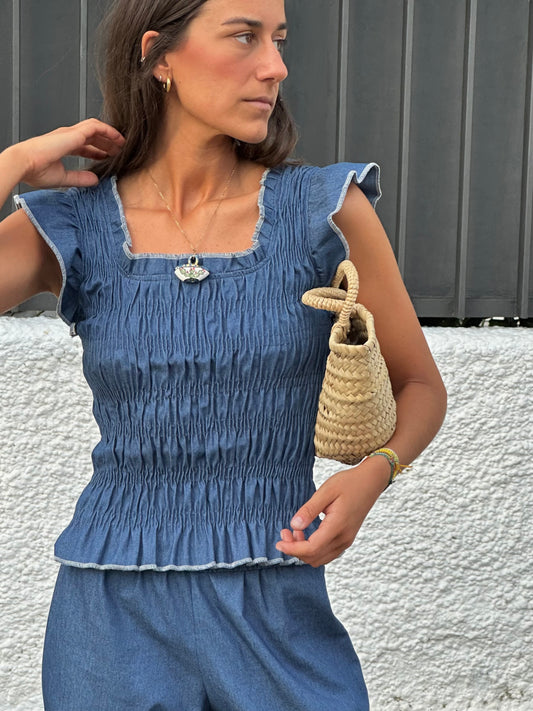 DENIM TOP