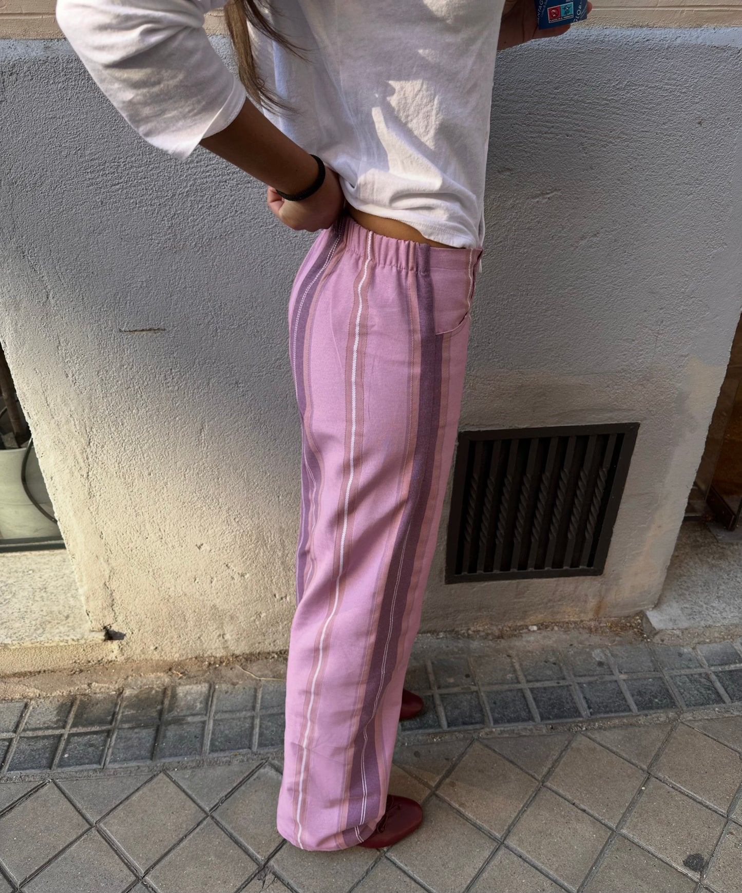 STRIPES PINK PANTS