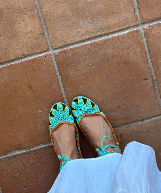 Bailarinas crochet Eugenia