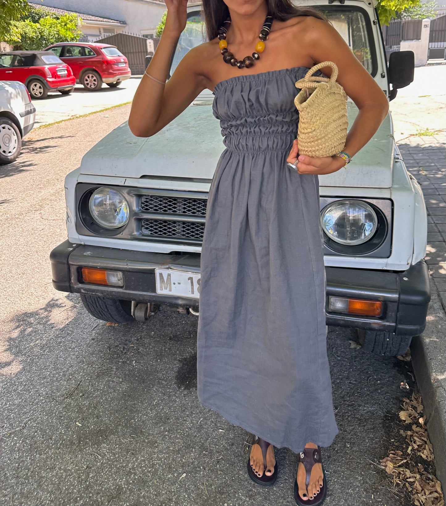 LINEN LIA DRESS