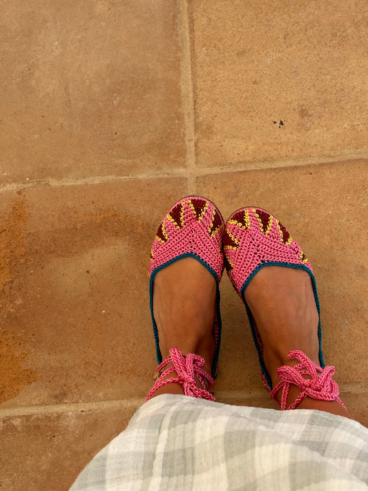 Bailarinas crochet Catalina