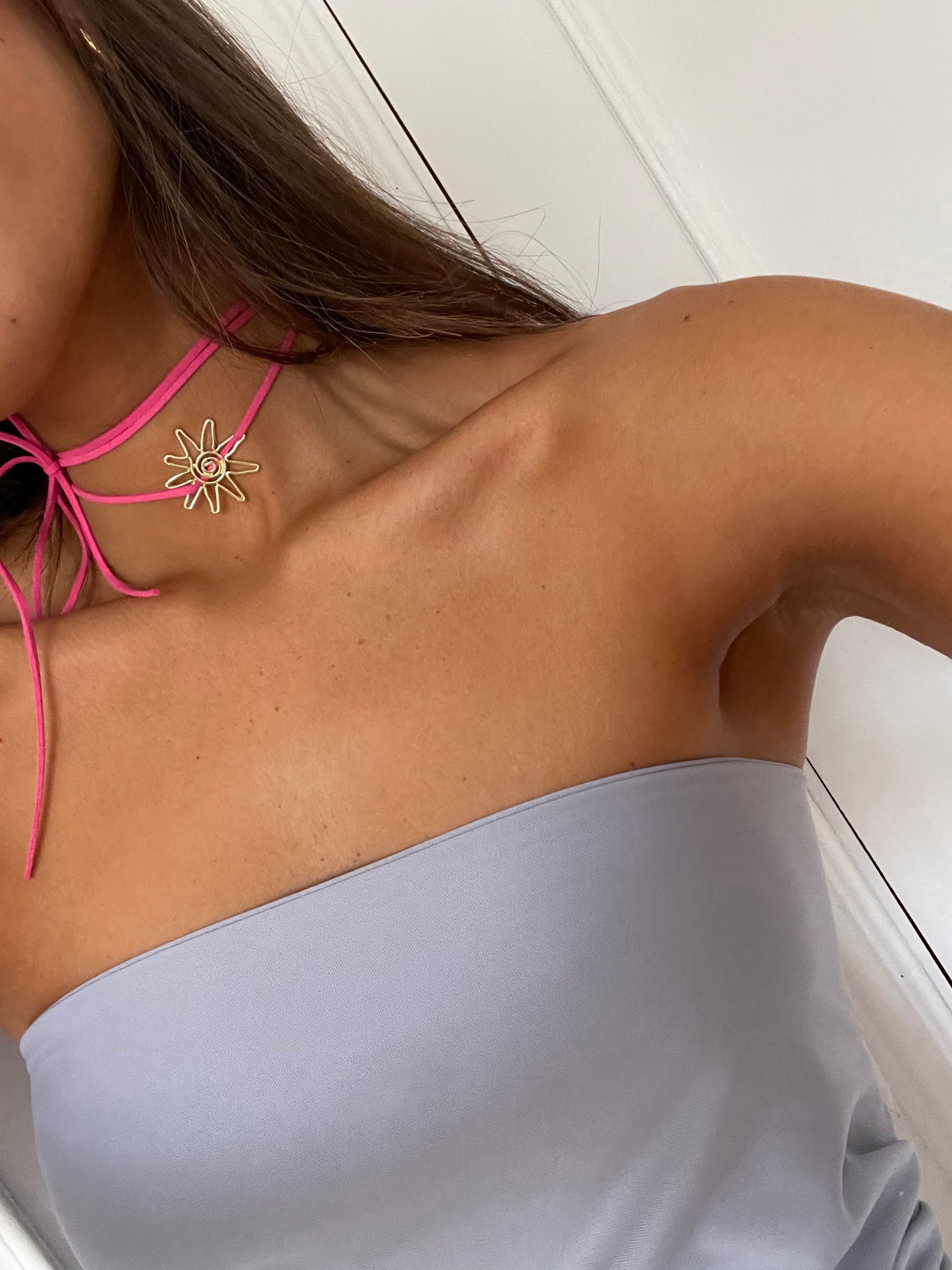 SUNSUN PINK CHOKER