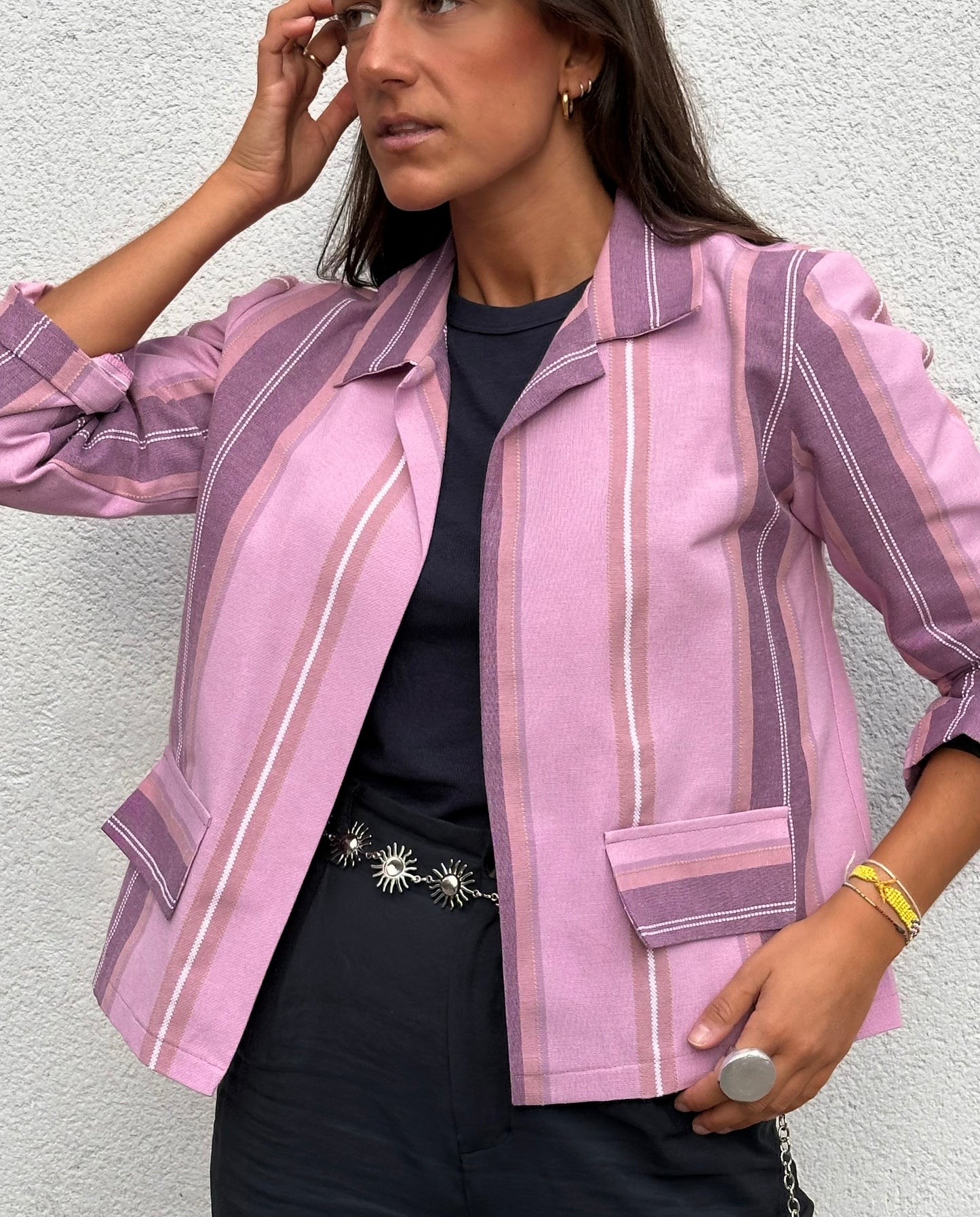 STRIPES PINK JACKET