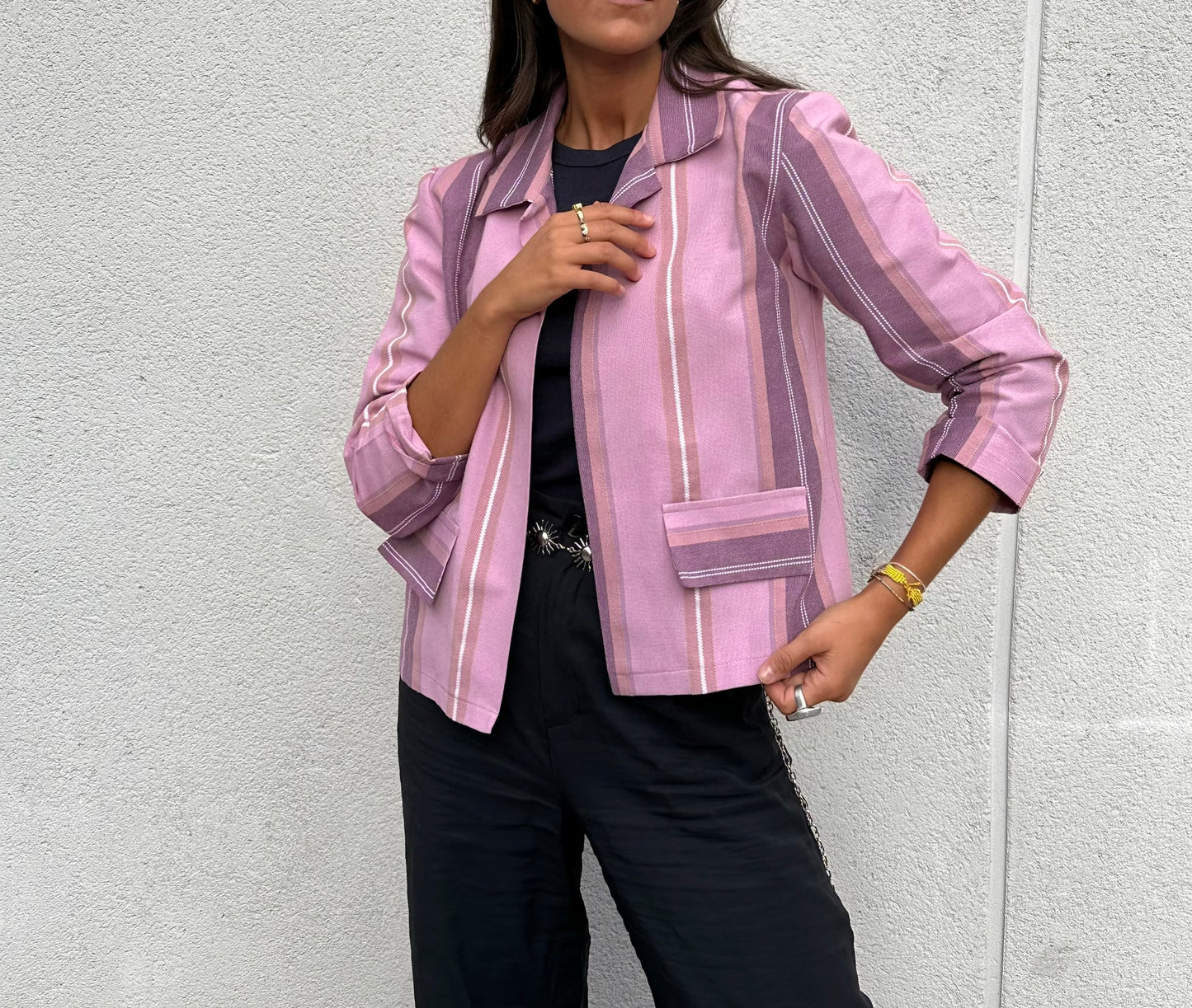 STRIPES PINK JACKET